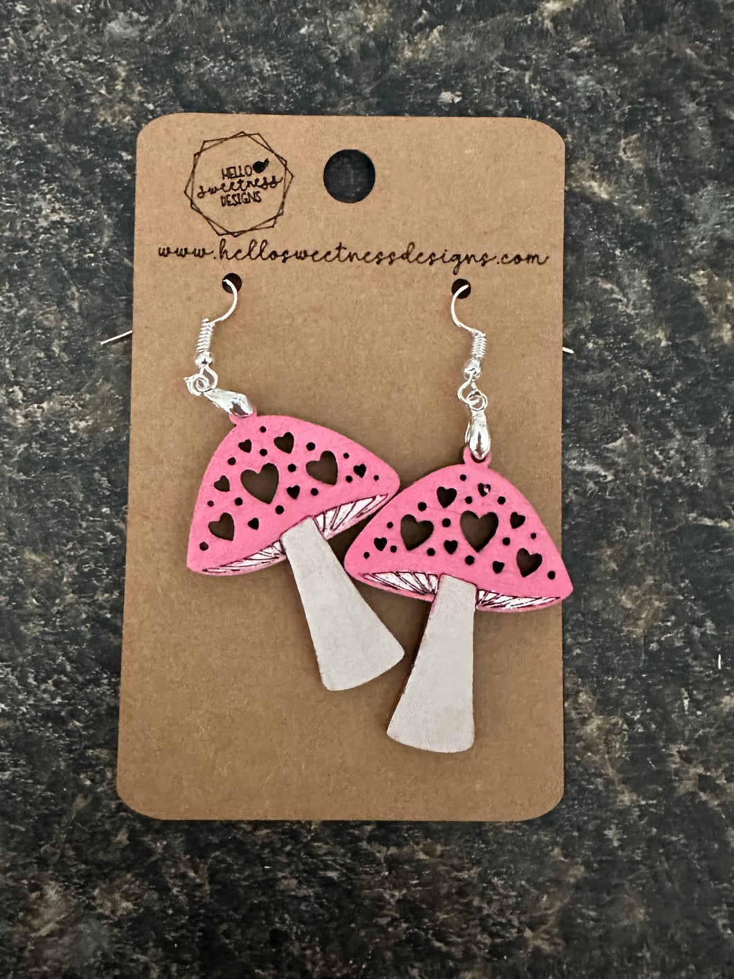 Valentine Mushroom Earrings