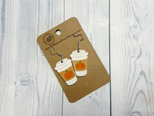 Pumpkin Spice Latte Earrings