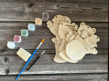 Wood ornaments with markers or paint