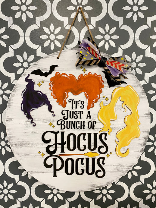 Hocus Pocus Door Hanger Round