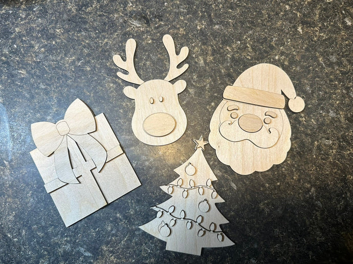 Christmas Kids Paint Kit & Ornaments