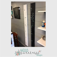Growth Chart Ruler sign - Hello Sweetness Designs
