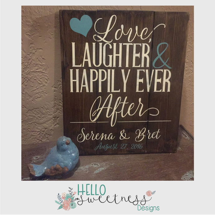 Happily Ever After Wedding Sign - Hello Sweetness Designs