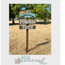 Directional Fall Truck Sign