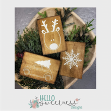 Set of 3 Holiday signs