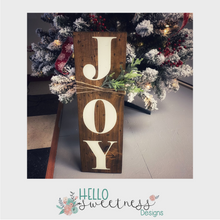 “Joy” Christmas sign