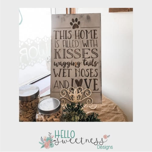 puppy love wagging tails wet noses and love sign - Hello Sweetness Designs